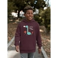 thumbnail image 2 of Hello Little Handsome Dino Hoodie Juniors -Image by Shutterstock,  x-Large, 2 of 4