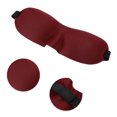 thumbnail image 3 of Ofertas Únicas 1 Pc Banda Elástica Máscara de Sueño 3D Cubierta de Sombra para los Ojos Transpirable para Meditación Color Rojo Vino, 3 of 6