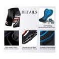 thumbnail image 2 of Mens Padded Bike Shorts Cycling Riding Tights  Road Biking Pants Cycle Clothing Wear Red L, 2 of 6