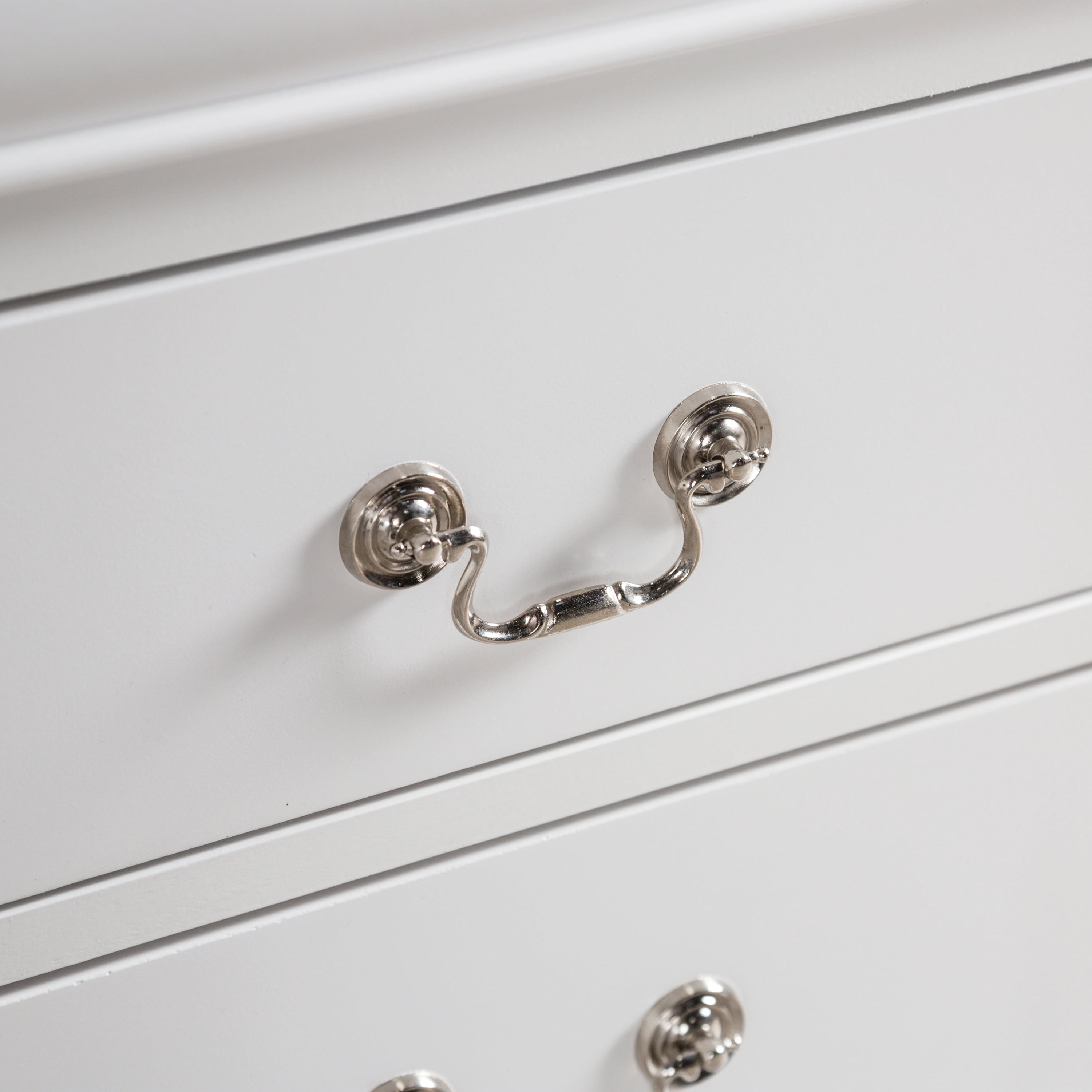 Furniture of America Vrai Transitional 2-Drawer Adult Nightstand, White