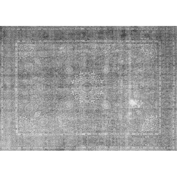 Ahgly Company Indoor Rectangle Persian Gray Traditional Area Rugs, 3' x 5'