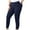 Dark Blue, variant on Fall Saving! HVOBTTY Women's Slim Leg Leggings, Fall Pants for Women Plus Size, Women's Plus Size Casual Solid Color Elastic High Waisted Sport Daily Wear Base Yoga Leggings Blue,L