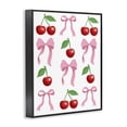 thumbnail image 3 of Stupell Industries Cherries & Bows Assortment Black Framed Giclee Art, design by Marcus Prime, 3 of 8