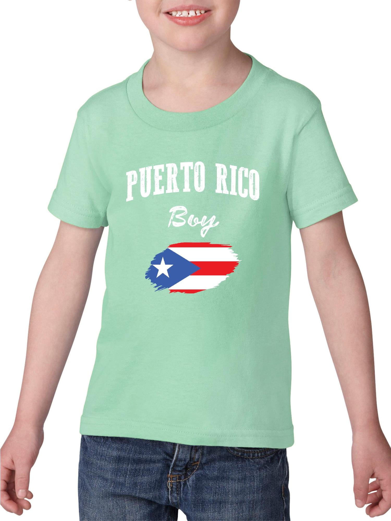 Boys Girls Kids /& Toddler Puerto Rico Baseball Long Sleeve Tees 100/% Cotton