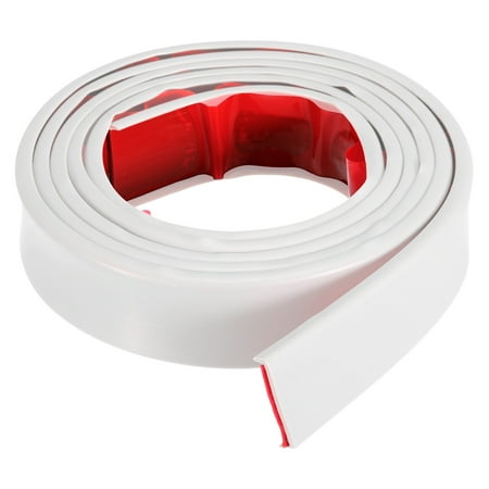

Uxcell Sealing Strip Self Adhesive TPE Flexible Edging Tape 3/16 T x 1.3 W x 78.74 L White