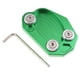 thumbnail image 1 of Placa de extensión de soporte lateral para 650 Z1000 Verde Cola Almohadilla para soporte de motocicleta, 1 of 7