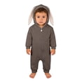 thumbnail image 3 of XXWXYD Baby Boy Girl Easter Outfit Bunny Ear Hoodie 𝖱omper Long Sleeve Jumpsuit Baby Spring Bodysuits 0-12 Months Clothing Wear, 3 of 4
