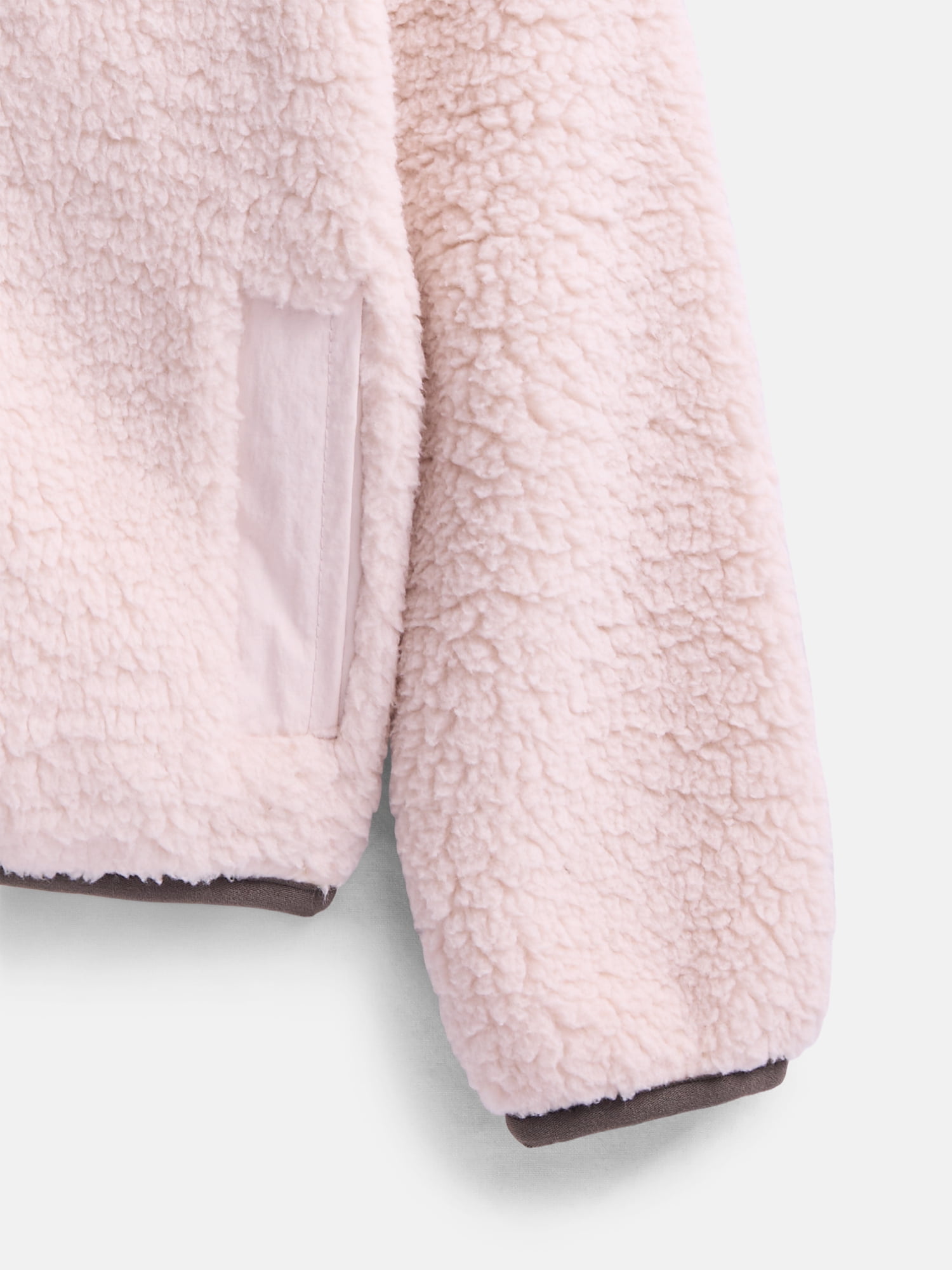 Ozark Trail Girls Fleece Jacket with Long Sleeves, Sizes 4-18 & Plus