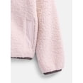 thumbnail image 3 of Ozark Trail Girls Fleece Jacket with Long Sleeves, Sizes 4-18 & Plus, 3 of 3