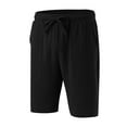 thumbnail image 5 of Sngxgn Shorts for Women High Waisted Long Running Shorts with Pockets(Black,XXXXL), 5 of 6