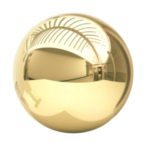 YWMJZEU Gazing Ball Gazing Globe Stainless Steel Home Decor Decorative Reflective Sphere 13.5cm