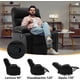thumbnail image 4 of Sillón Reclinable Giratorio con Mecedora, Silla Reclinable Mecedora para Espacios Pequeños, Silla Reclinable Mecedora Pequeña, Sillas Mecedoras para Guardería para Sala de Estar, Casa Rodante, 4 of 8