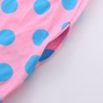 thumbnail image 5 of Gibobby pantalones siameses color liso Trajes para niños Dot Romper Girls One Jumpsuit Strap Piece Baby Toddler Summer Print Girls Romper & Mono(Rosa， 12-18 Meses), 5 of 5