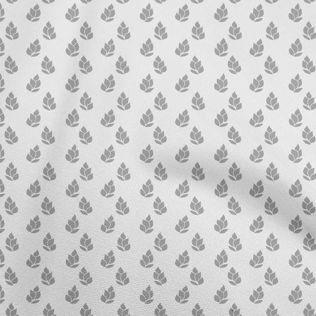 oneOone Rayon Gray Fabric Asian Block Sewing Craft Projects Fabric Prints By Yard 56 Inch Wide
