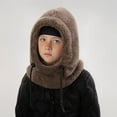 thumbnail image 5 of REDARER Kids Winter Warm Hat with Ear and Neck Gaiter for Cold Weather Outdoor Activities Skiing Cycling,Size:3-10 Years, 5 of 5