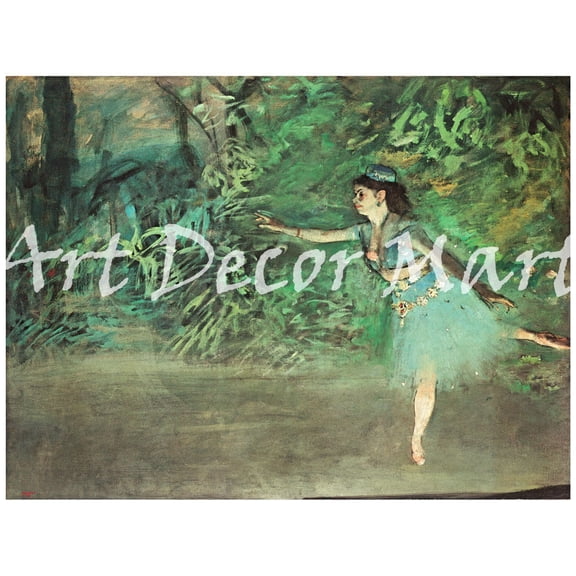 "Dancer on the Stage, Degas - CANVAS OR WALL ART PRINT"