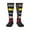 3 Black, variant on First Responder American Flag Print Compression Socks for Both Men And Women for Running, Travel, Flight, Nurse