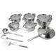 thumbnail image 2 of Juego de utensilios de cocina Nikou de Acero inoxidable con tapas, 2 of 15