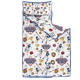 thumbnail image 2 of White Baseball Fun Club Pattern Toddler Nap Mats for Kids Preschool,Sleeping Mat Bag or Kids,Toddler Sleeping Bag,Toddler Nap Mat or Daycare, 2 of 6
