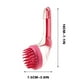 thumbnail image 2 of Cepillo de champú de peine de pelo de mango largo | Masajeador de cuero cabelludo para mascotas y humanos | Dispensador de líquidos | Cerdas finas y suaves | Uso en seco y húmedo | Herramienta de, 2 of 5