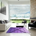 thumbnail image 6 of Ahgly Company Indoor Rectangle Patterned Purple Amethyst Purple Area Rugs, 5' x 7', 6 of 6