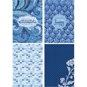 Notebook Set, 6.75" x 4.5" 4pk, Sapphire