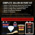 thumbnail image 2 of Carmine Red Gallon URETHANE BASECOAT CLEARCOAT Car Auto Paint FAST Kit, 2 of 6