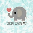 thumbnail image 4 of Inktastic Daddy Loves Me Boys or Girls Baby Bodysuit, 4 of 5