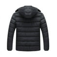 thumbnail image 2 of Men's Puffer Jacket Waterproof Winter Parka jacket Warm Thicken Ski Coat (Black, L), 2 of 6