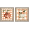 thumbnail image 1 of Great Art Now Happy Fall & Pumpkin by Cindy Jacobs, 2 Piece Framed Art Set Each 13"W x 13"H, 1 of 3