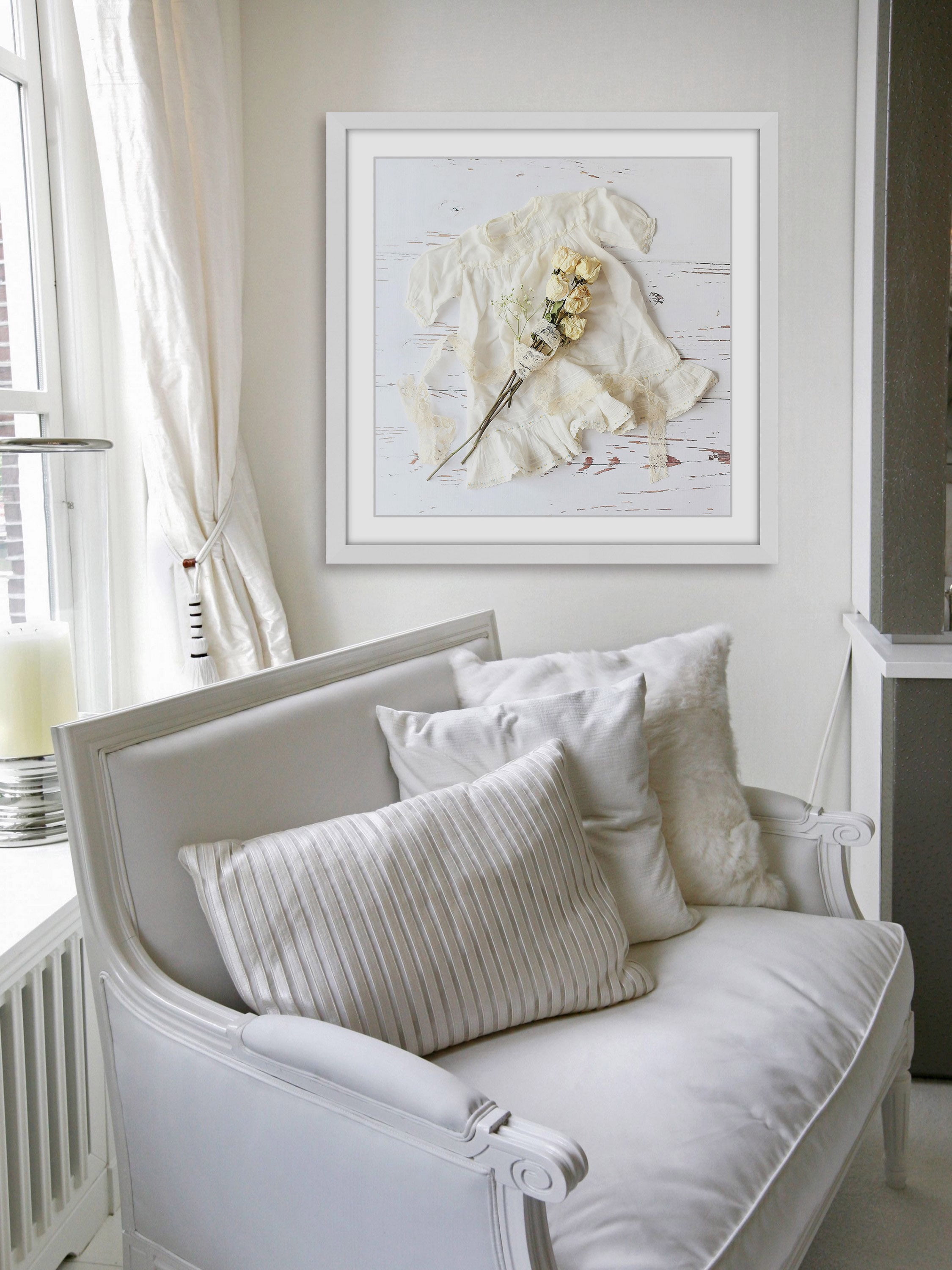 "Baby Dress Collection 3" Framed Painting Print