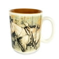 thumbnail image 2 of Rivers Edge Products Ceramic Coffee Mug with Handle, 16 Ounces, Espresso Cups and Coffee Cups Ceramic, Perfect for Coffee, Expresso, Latte, or Tea, Outside of a Horse, 2 of 7