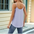 thumbnail image 2 of Dycnvjo Women'S Tank Tops Sleeveless Summer Top Spaghetti Strap Spring Shirt Loose Fit Beach Vacation 2025 Casual  L, 2 of 7
