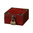 thumbnail image 1 of CJiaWei Vintage Wooden Storage With Brass Lock Antique Chest For Home Secret Storage Escape Room & Themed Props, 1 of 5