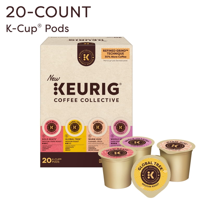 Keurig Coffee Collective Variety Pack, Bold Beats, Global Trek