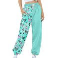 thumbnail image 4 of Sakmal Womens Sweatpants Valentines Love Drawstring Joggers Pants Heart Print Casual Hiking Womens Joggers L, 4 of 4