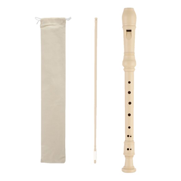 Blockflöte Soprano Recorder Instrument with Storage Bag, Baroque Fingering C Key German-style Plastic Recorder, Recorder Instrument for Adults Beginners