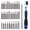 Orange -36 Pieces, variant on 25pc T-Handle Screwdriver Set - Multi Bit Screwdriver Kit (Phillips, Pozi, Slotted, Hex, Torx) & 6pc Precision Bits + 2-in-1 T-Type (Black -25 pieces)