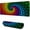 Colorful Flower Spiral, variant on Gaming Mouse Pad,Abstract Geometric 3D Desk Mat Anti-Slip Rubber Base Extended XLarge Mouse Pad for Desktop Office Computer and Laptop 31.5 x 15.7 in