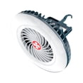 thumbnail image 1 of LED Hanging Fan 2 in 1 Camping Tent Fan with Hanging Hook Back Magnet LED, 1 of 8