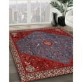 thumbnail image 2 of Ahgly Company Indoor Square Traditional Red Persian Area Rugs, 8' Square, 2 of 6
