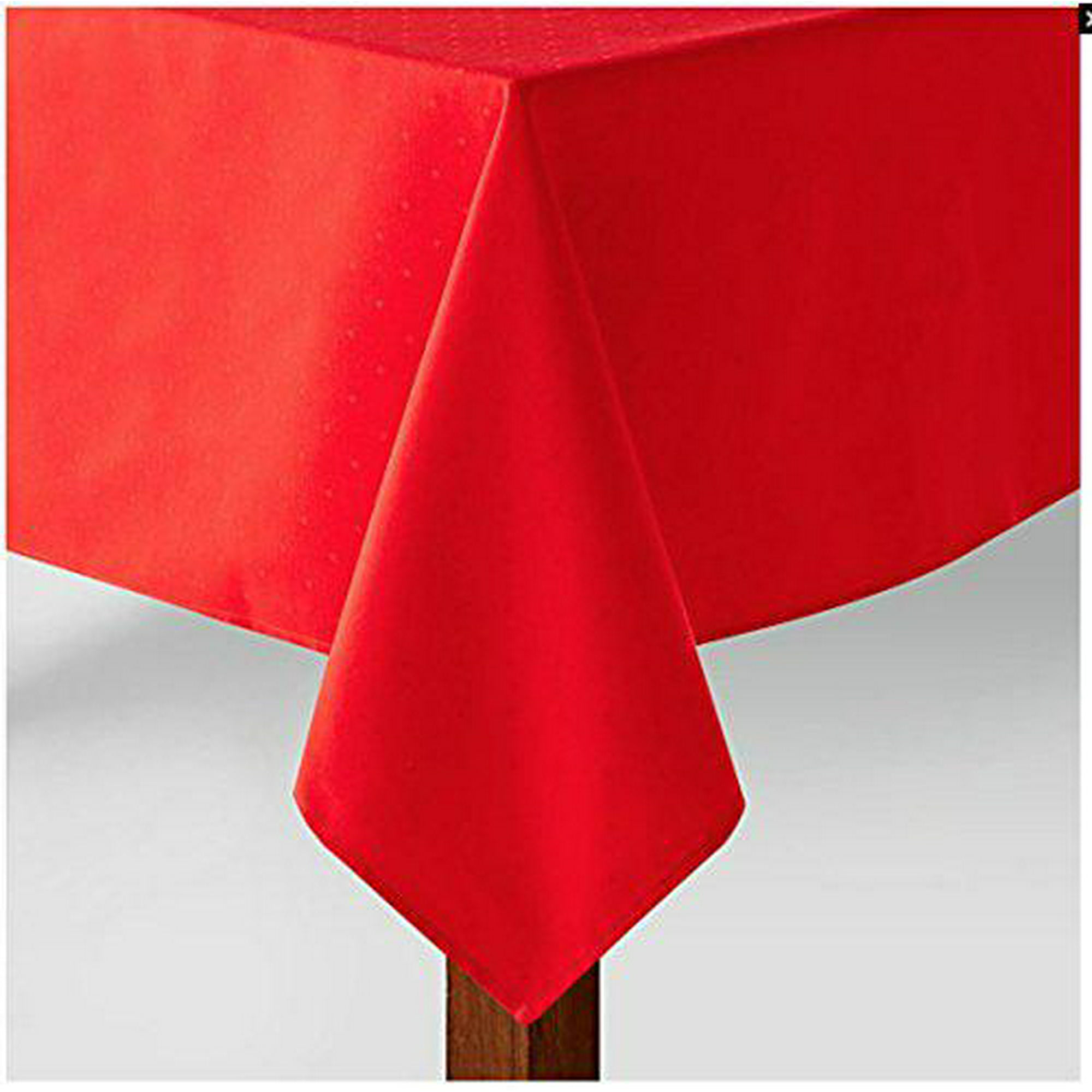 Kate Spade New York Cranberry Red Larabee Dot Fabric Tablecloth (70
