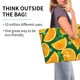 thumbnail image 2 of Balery Orange Bolsa Tote Estilo Estético con Cremalleras, Bolsa de Hombro, Bolsa de Compras Grande y Plegable, 2 of 8