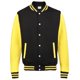 thumbnail image 1 of Awdis - Sudadera Modelo Varsity/Equipo Universitario (Negro/Amarillo Sol), 1 of 2
