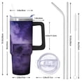 thumbnail image 2 of Vintage Truck Night Sky Stainless Steel Tumbler, 30oz, 2 of 4