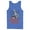 Royal Blue, variant on Men's Batman Harley Quinn Retro Explosion Tank Top Royal Blue X Large