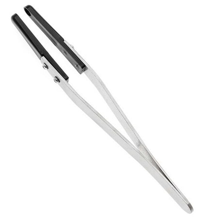 Pearl & Bead Holding Tweezers With Indented Fiber Tips