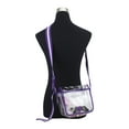 thumbnail image 5 of Eastsport Clear Stadium Cross Body, Purple, 5 of 7