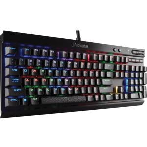 CORSAIR K70 LUX RGB Mechanical Gaming Keyboard - USB Passthrough & Media Controls - Linear & Quiet - Cherry MX Red - RGB LED