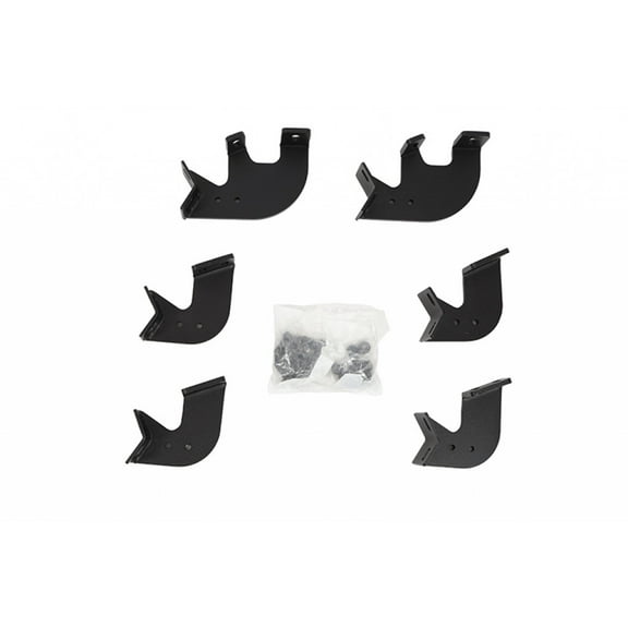 Dee-Zee Hex Mounting Bracket Kit For Toyota Tacoma 2007 08 09 10 11 12 13 14 15 16 17 18 19 20 2021 | Running Board | Textured Black